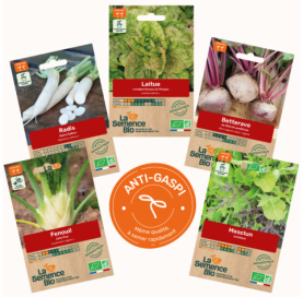 Photo de PAQ de PACK 5 SACHETS ANTI-GASPI Salade de crudités - La Semence Bio