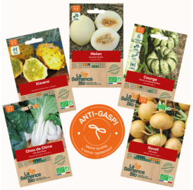 Photo de PAQ de PACK 5 SACHETS ANTI-GASPI Variétés originales - La Semence Bio