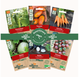 Photo de PAQ d'ASSORTIMENT Légumes à croquer - La Semence Bio