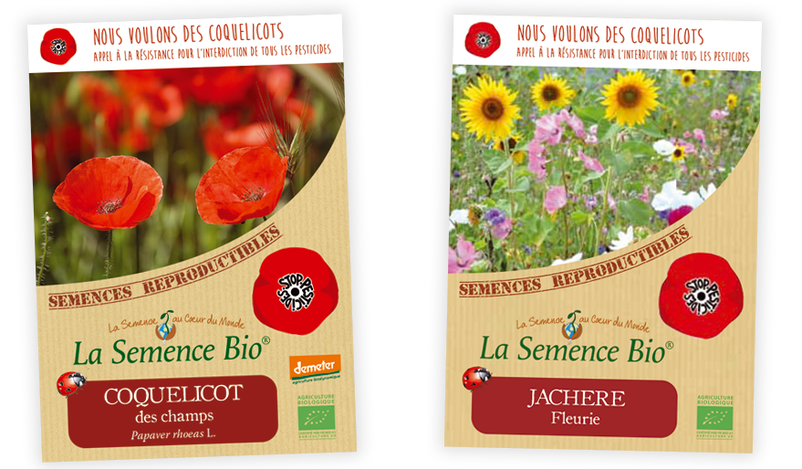 appel des coquelicots - sachets La Semence Bio